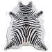 Black 72 x 0.25 in Area Rug - Bloomsbury Market Zebra Printed Hair Handmade Cowhide Area Rug Cowhide | 72 W x 0.25 D in | Wayfair