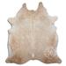 White 72 x 0.25 in Area Rug - Loon Peak® Natural Hair Handmade Cowhide Beige Area Rug Cowhide | 72 W x 0.25 D in | Wayfair