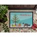 The Holiday Aisle® Jacklynne Suphalak Cat Merry Christmas Indoor Or Outdoor Mat 24X36 CK4803JMAT_Wildlife Synthetics | 24 W x 36 D in | Wayfair