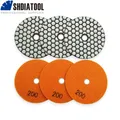 DIATOOL 6 pcs 4 "/100mm Grit #200 Diamant À Sec Polishing Pad Pour Granit et Marbre ponçage Disque