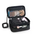 Lady EvaluMakeup-Trousse de maquillage de voyage pour femme trousse de toilette trousse de