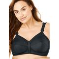 Plus Size Women's Exquisite Form® Fully® Original Support Wireless Bra #5100532 by Exquisite Form in Black (Size 42 B)