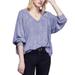 Free People Sweaters | Free People Take It Off Pullover Sweater Titanium | Color: Blue/Purple | Size: M