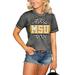 Women's Charcoal Montana State Bobcats Scoop & Score Boyfriend T-Shirt