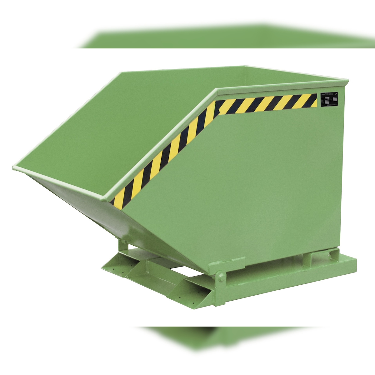 Bauer Kippmulde Kipper KK 400 lackiert RAL6011 Resedagrün Stapler Anbaugerät Image