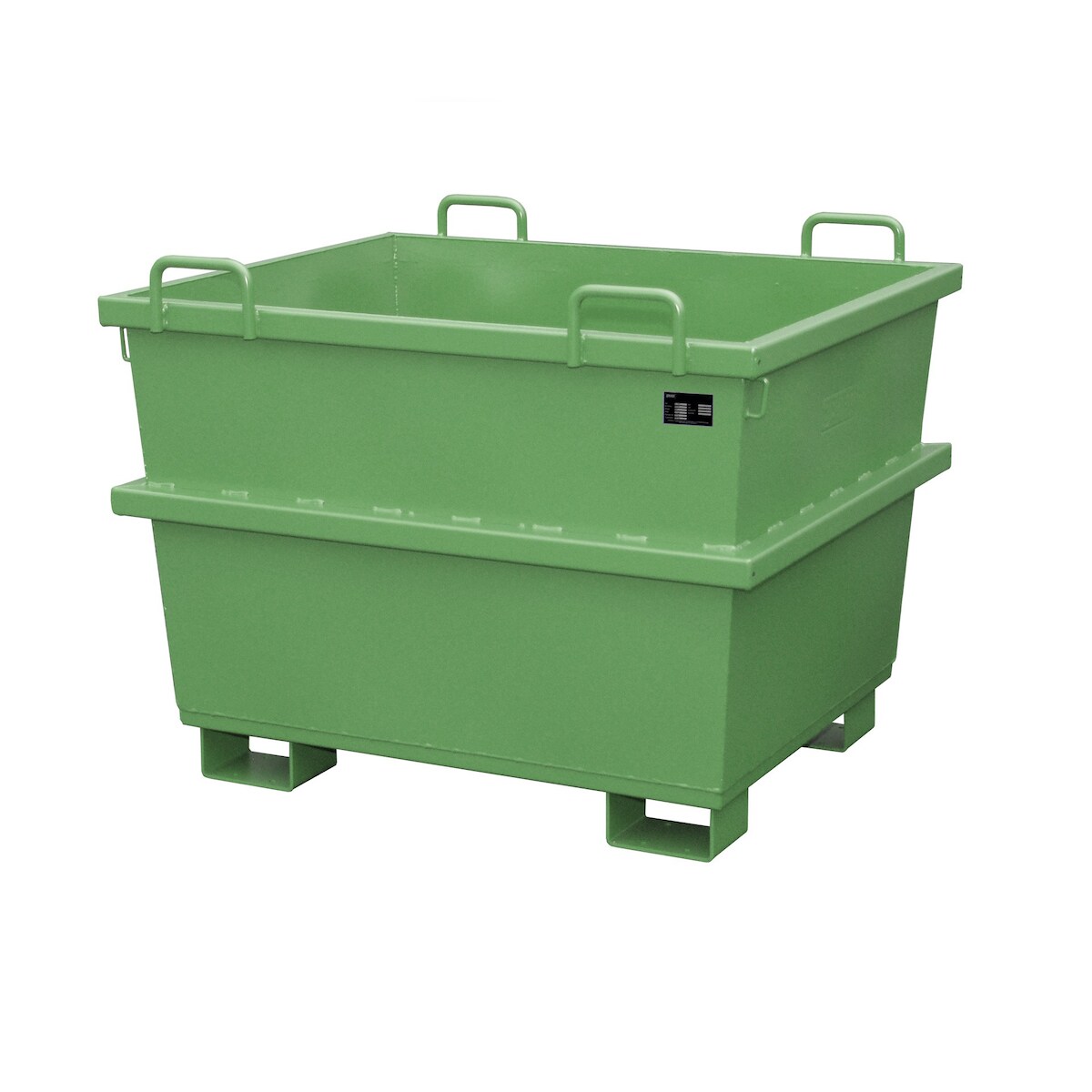 Universalcontainer UC 750 lackiert RAL6011 Resedagrün Stapler Anbaugerät Image