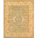 "Oushak Collection Hand-Knotted Lamb's Wool Area Rug- 12' 2"" X 17' 8"" - Pasargad Home PS-1 12X18"