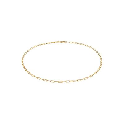 Elli Glieder Oval Grob Basic Chain Optik 925 Silber goldfarben Damen Image