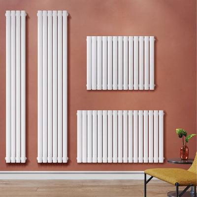 Design Röhrenheizkörper Weiß Heizkörper Paneelheizkörper Wandheizung 1800x239mm Doppellagig Image