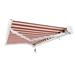 Awntech Retraction Slope Patio Awning Wood in Red/Brown | 10 H x 168 W x 120 D in | Wayfair KWL14-WH-BT
