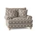 Armchair - Paula Deen Home Duckling 54" Wide Down Cushion Armchair Wood/Polyester/Cotton/Velvet/Other Performance Fabrics | Wayfair