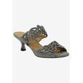 Women's Francie Slide by J. Renee in Pewter Glitter (Size 8 M)