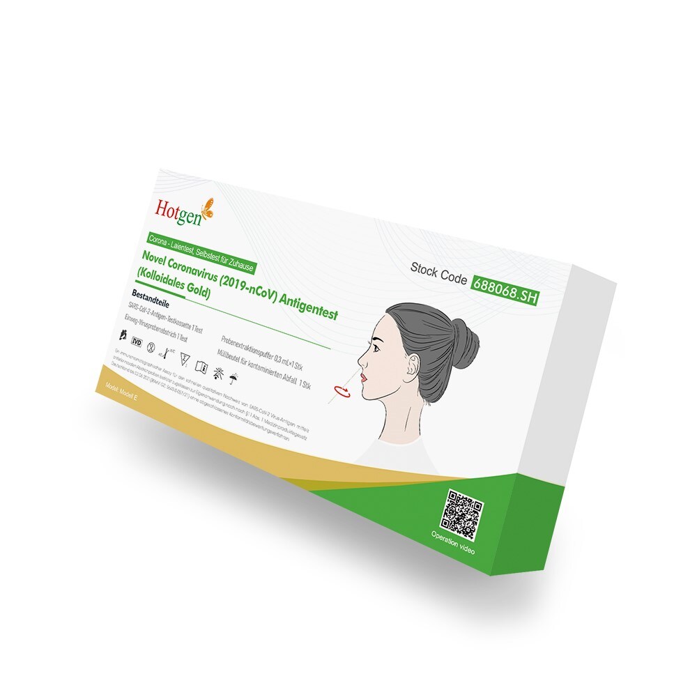 40x HOTGEN Laientest, Nasenabstrich, Sonderzulassung BfArM Image
