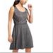 Athleta Dresses | Athleta Sweet Saturday Heathered Gray Mesh Dress | Color: Black/Gray | Size: Xs