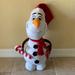 Disney Holiday | Disney Olaf Holiday Greeter Plush Toy Nwt | Color: Red/White | Size: 24 X 10 X 7