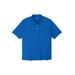 Men's Big & Tall Shrink-Less™ Lightweight Polo T-Shirt by KingSize in Royal Blue (Size 3XL)