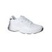 Women's Stability Walker Sneaker by Propet in White Leather (Size 7 1/2 X(2E))