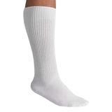 Men's Big & Tall Diabetic Over-The-Calf Socks by KingSize in White (Size XL)