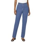 Plus Size Women's True Fit Stretch Denim Straight Leg Jean by Jessica London in Medium Stonewash (Size 12) Jeans