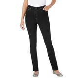 Plus Size Women's Stretch Slim Jean by Woman Within in Black Denim (Size 16 WP)