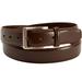 Men's Big & Tall Premium Dress Belt by KingSize in Dark Brown (Size 68/70)