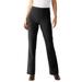 Plus Size Women's Bootcut Ponte Stretch Knit Pant by Woman Within in Heather Charcoal (Size 16 WP)