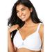 Plus Size Women's Brigitte Lace Underwire T-Shirt Bra 5214 by Leading Lady in White (Size 50 G)