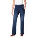 Plus Size Women's Bootcut Stretch Jean by Woman Within in Midnight Sanded (Size 14 T)