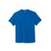 Men's Big & Tall Shrink-Less™ Lightweight Henley T-Shirt by KingSize in Royal Blue (Size XL) Henley Shirt