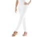 Plus Size Women's Stretch Denim Straight-Leg Jegging by Jessica London in White (Size 16 T) Jeans Legging