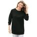 Plus Size Women's Fleece Sweatshirt by Woman Within in Black (Size 3X)