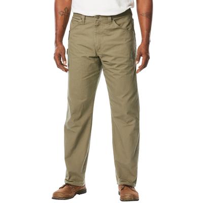Men's Big & Tall Riggs Workwear Denim Ripstop Carpenter Jeans by Wrangler in Bark (Size 52 30)