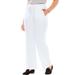 Plus Size Women's 7-Day Knit Wide-Leg Pant by Woman Within in White (Size L)