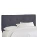 Roscoe Tufted Headboard by Skyline Furniture in Twill Navy (Size TWIN)