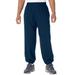 Men's Big & Tall Lightweight Elastic Cuff Sweatpants by KingSize in Navy (Size 2XL)
