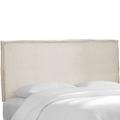 Lorel Slipcover Headboard by Skyline Furniture in Linen Talc (Size CALKNG)