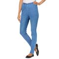 Plus Size Women's Fineline Denim Jegging by Woman Within in Light Stonewash (Size 12 W)