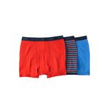 Men's Big & Tall Hanes® FreshIQ® X-Temp® ComfortCool® Boxer Briefs 3-Pack by Hanes in Blue Red Multi (Size 8XL)