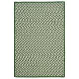 Houndstooth Twist Moss Rug by Colonial Mills in Moss (Size 5 X 7)