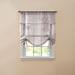 Wide Width BH Studio Sheer Voile Tie-Up Shade by BH Studio in Slate (Size 32" W 44" L) Window Curtain