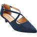 Wide Width Women's The Dawn Pump by Comfortview in Navy (Size 10 W)