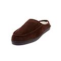 Men's Microsuede Clog Slippers by KingSize in Brown (Size 15 M)
