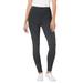 Plus Size Women's Stretch Cotton Printed Legging by Woman Within in Black Dot (Size M)