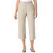 Plus Size Women's 7-Day Denim Capri by Woman Within in Natural Khaki (Size 32 WP) Pants