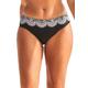 Plus Size Women's Hipster Swim Brief by Swimsuits For All in Black White Lace Print (Size 8)