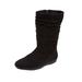 Extra Wide Width Women's The Aneela Wide Calf Boot by Comfortview in Black (Size 7 1/2 WW)