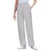 Plus Size Women's Better Fleece Sweatpant by Woman Within in Heather Grey (Size 4X)