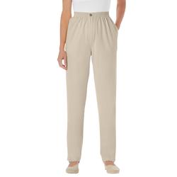 Plus Size Women's 7-Day Straight-Leg Jean by Woman Within in Natural Khaki (Size 34 WP) Pant