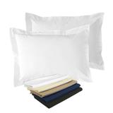 2-Pack Tailored 65/35 Poly/Cotton Sham by Levinsohn Textiles in White (Size KING)