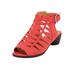 Extra Wide Width Women's The Kadie Shootie by Comfortview in Hot Red (Size 9 WW)
